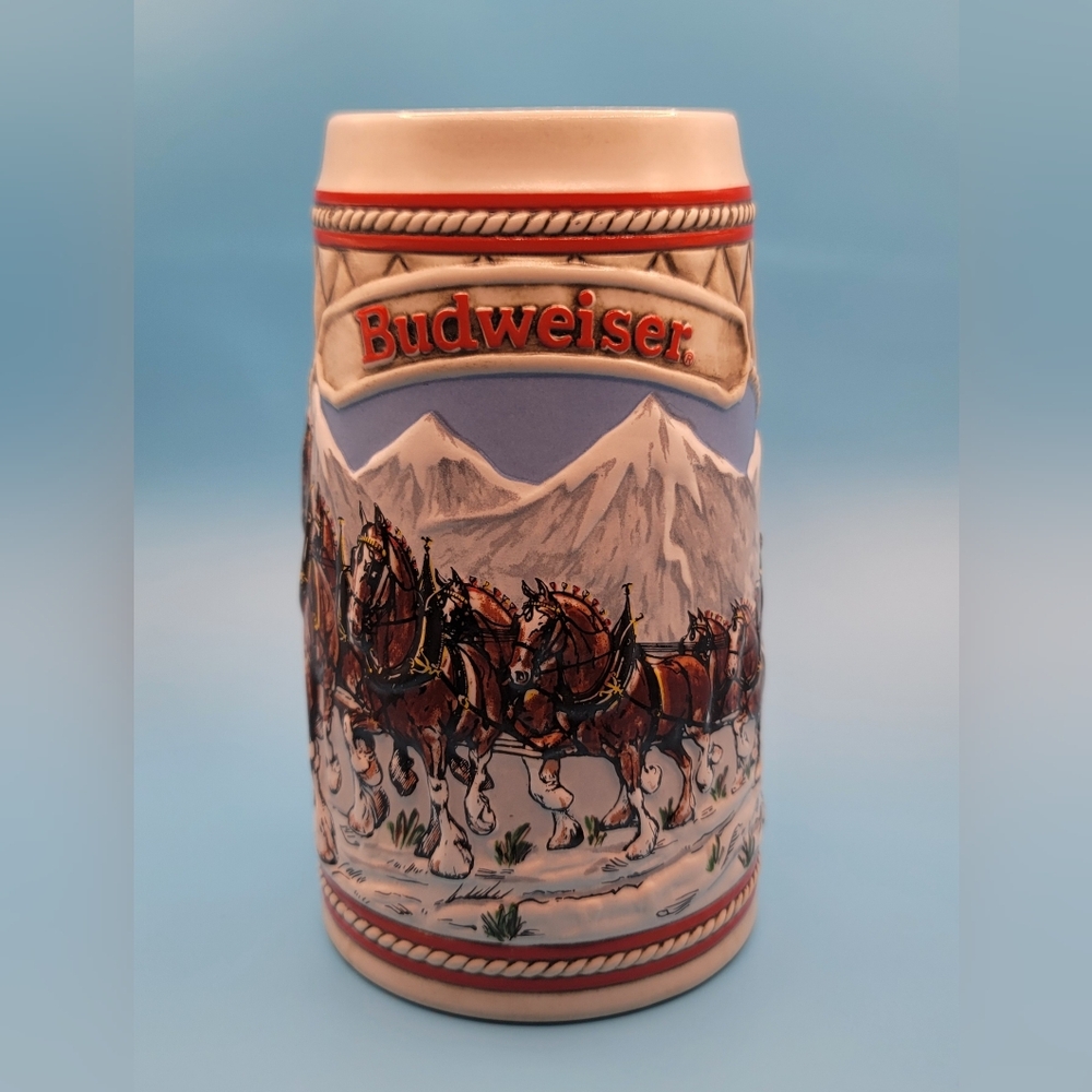 Vintage 1985 Budweiser Stein